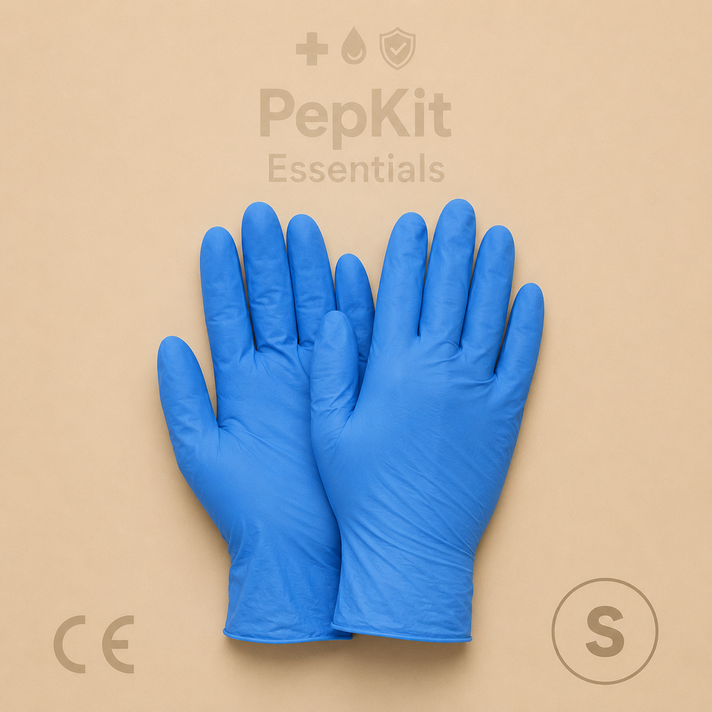 Gants nitrile stériles sans poudre – à la paire