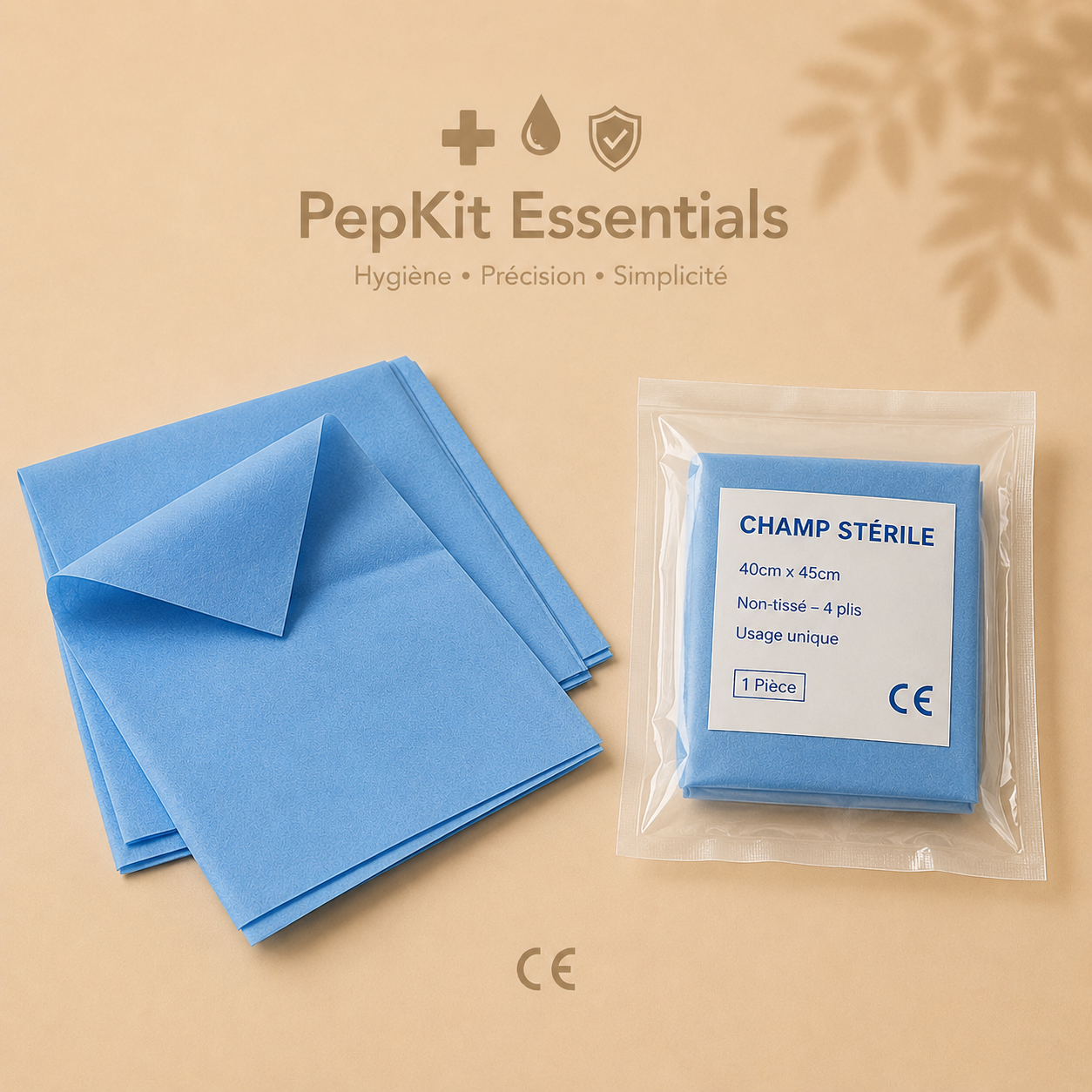 Champ stérile médical EURODRAPE – prêt à l’emploi
